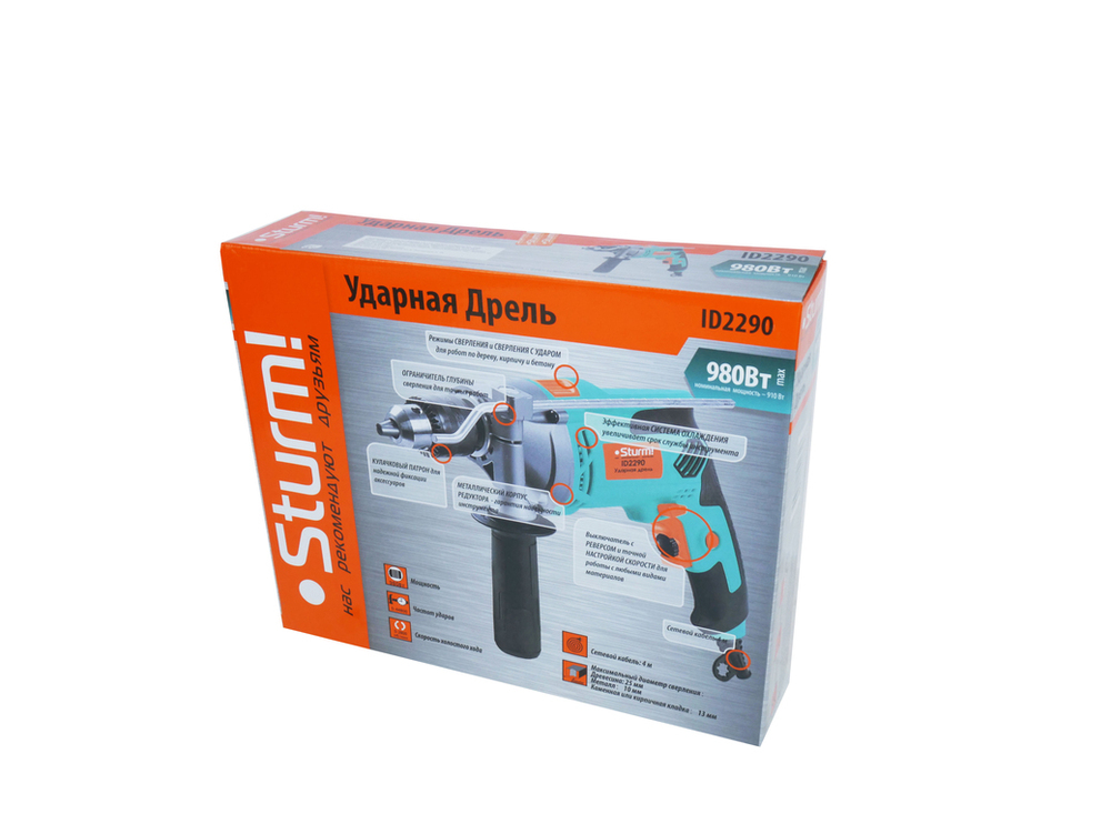 Дрель ударная Sturm! ID2290