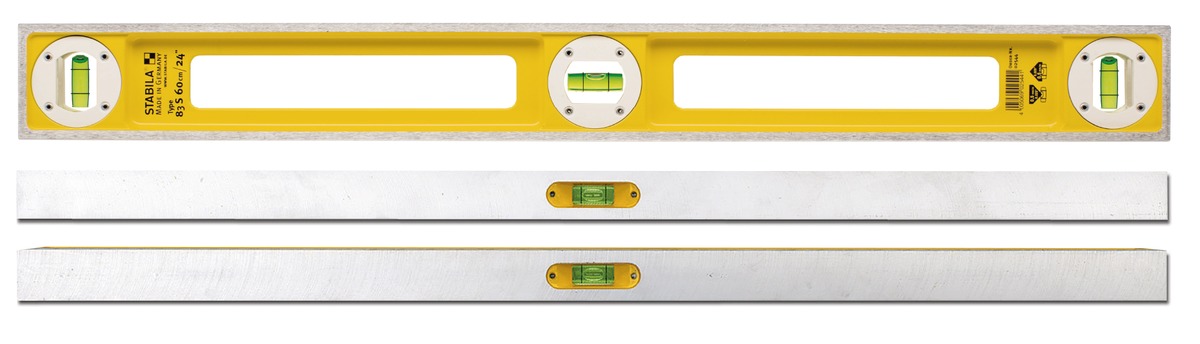 Уровень Stabila тип 83S, 80см литой профиль (2верт.,1гориз.,точн. 0,5мм/м)