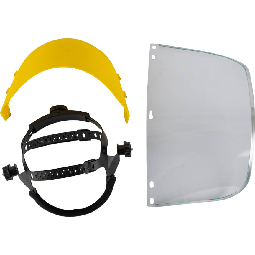 Щиток лицевой JVS-201 Vader Light Jeta Safety из оптически прозрачного поликарбоната толщиной 1,0 мм