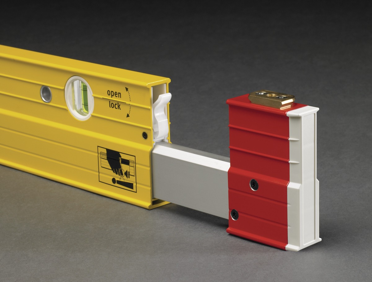 Уровень Stabila тип 106Т, раздвижной, 213-376см (2верт., 1гориз.,точн. 0,5 мм/м)