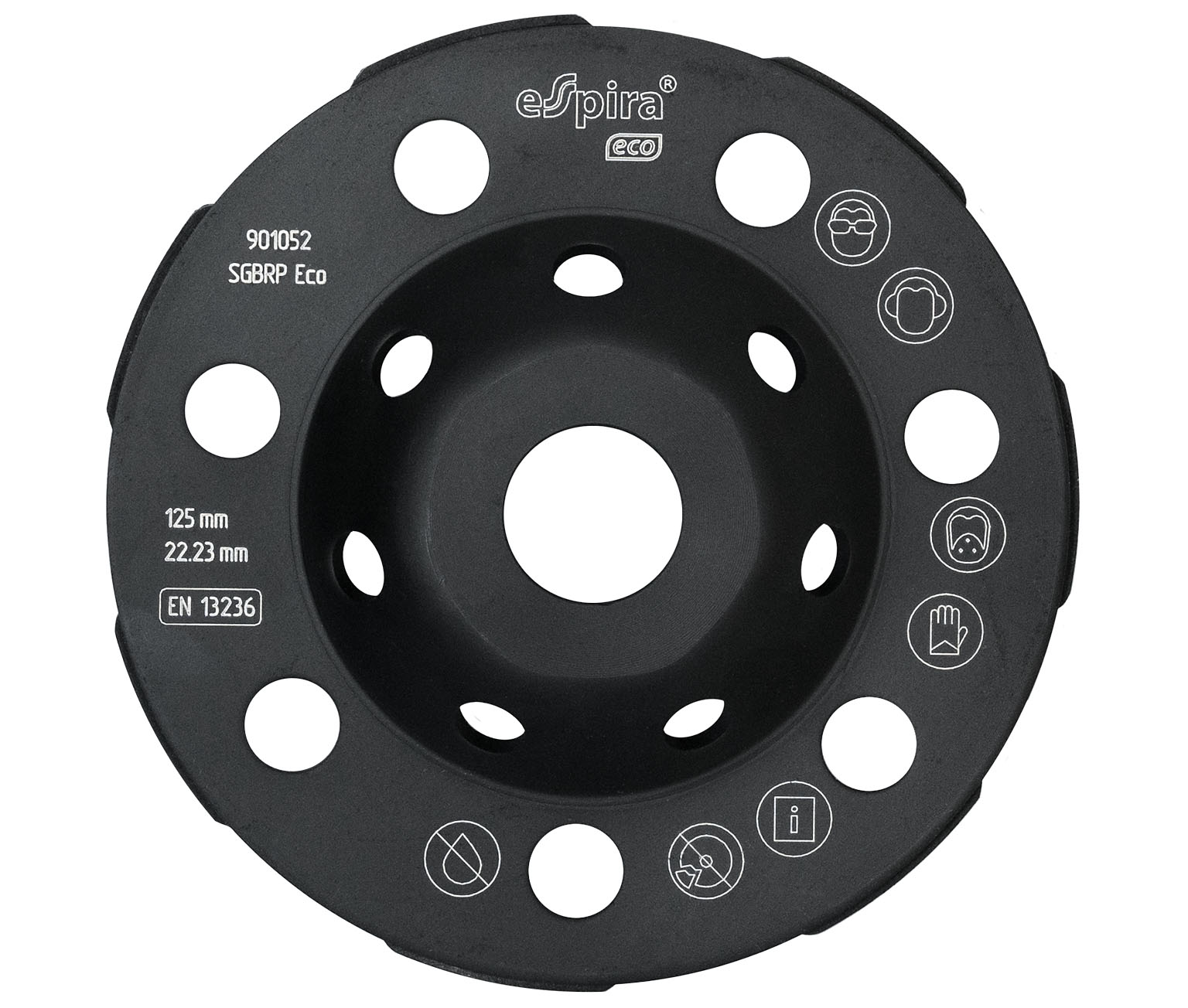 Алмазная чашка «Бумеранг» Espira SGBRP Eco 125*22.23*5