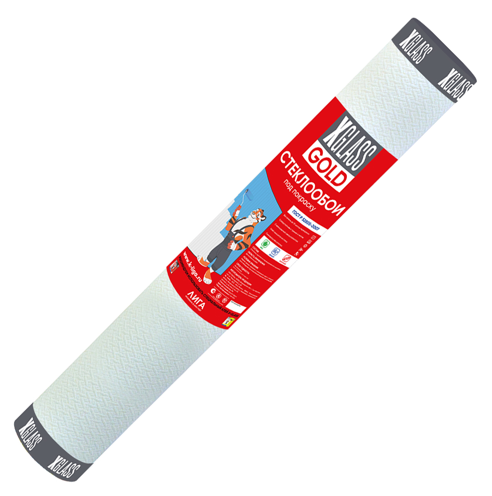 Стеклообои X-Glass GOLD Диагональ 25м