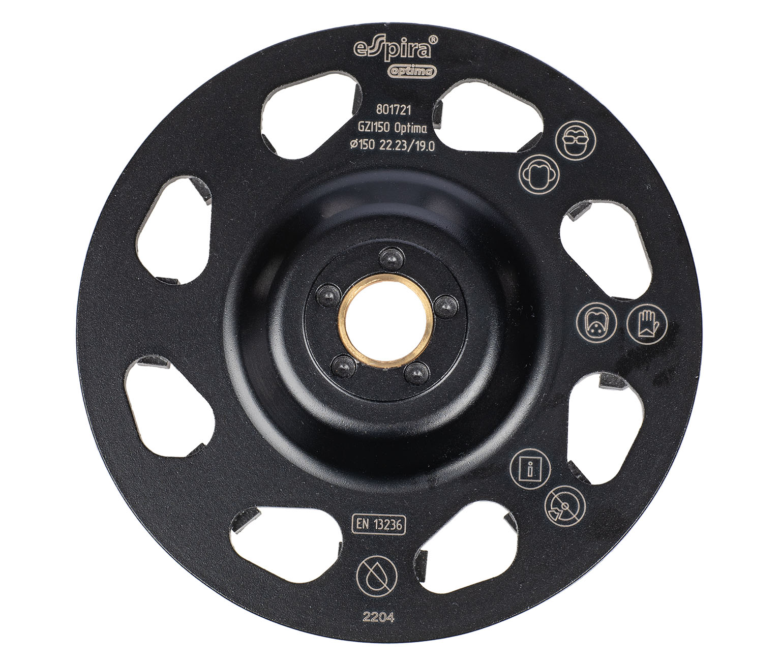 Алмазная чашка Espira «Зорро» GZI Optima 125*22.23*6.0