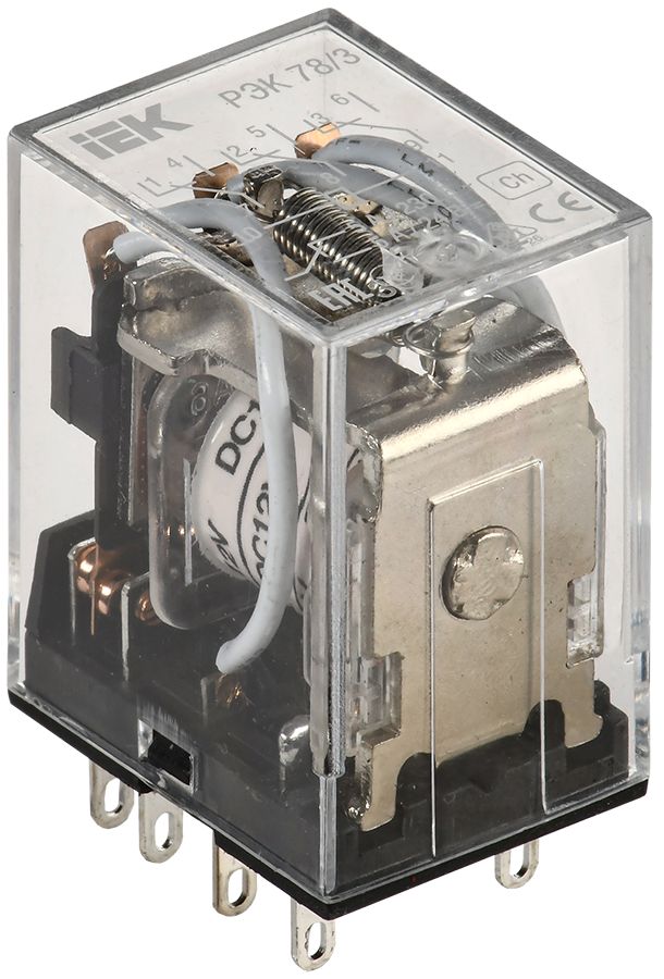 Реле РЭК78/3(MY3) 5А 12В DC IEK