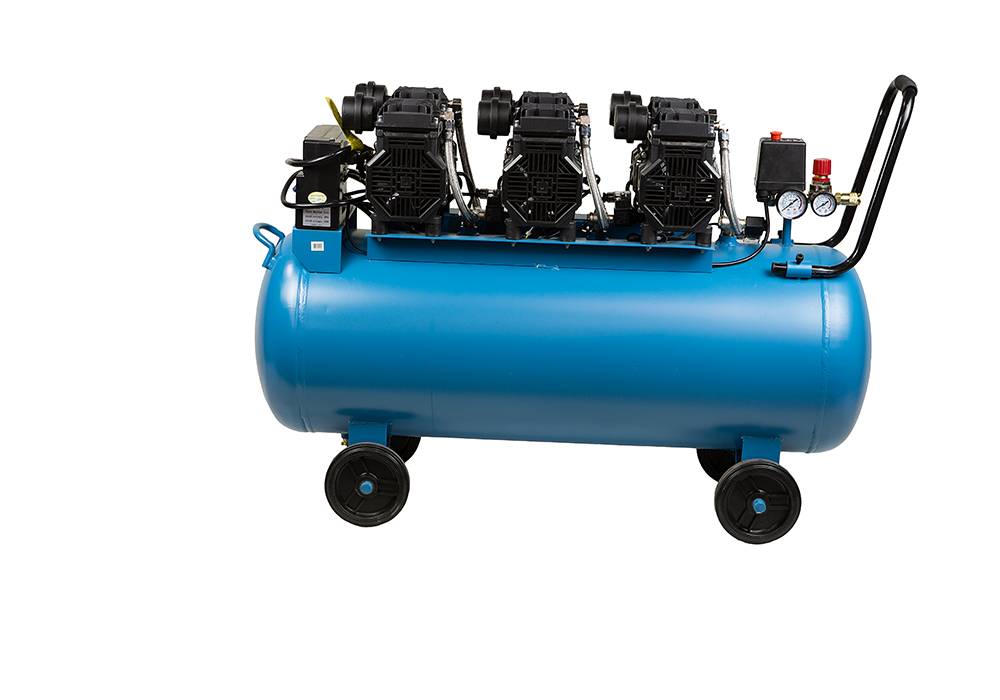 AC936100OLE Компрессор воздуш.безмасл. Sturm! 3х1500Вт,720л/мин, ресивер 100л, бесшумный