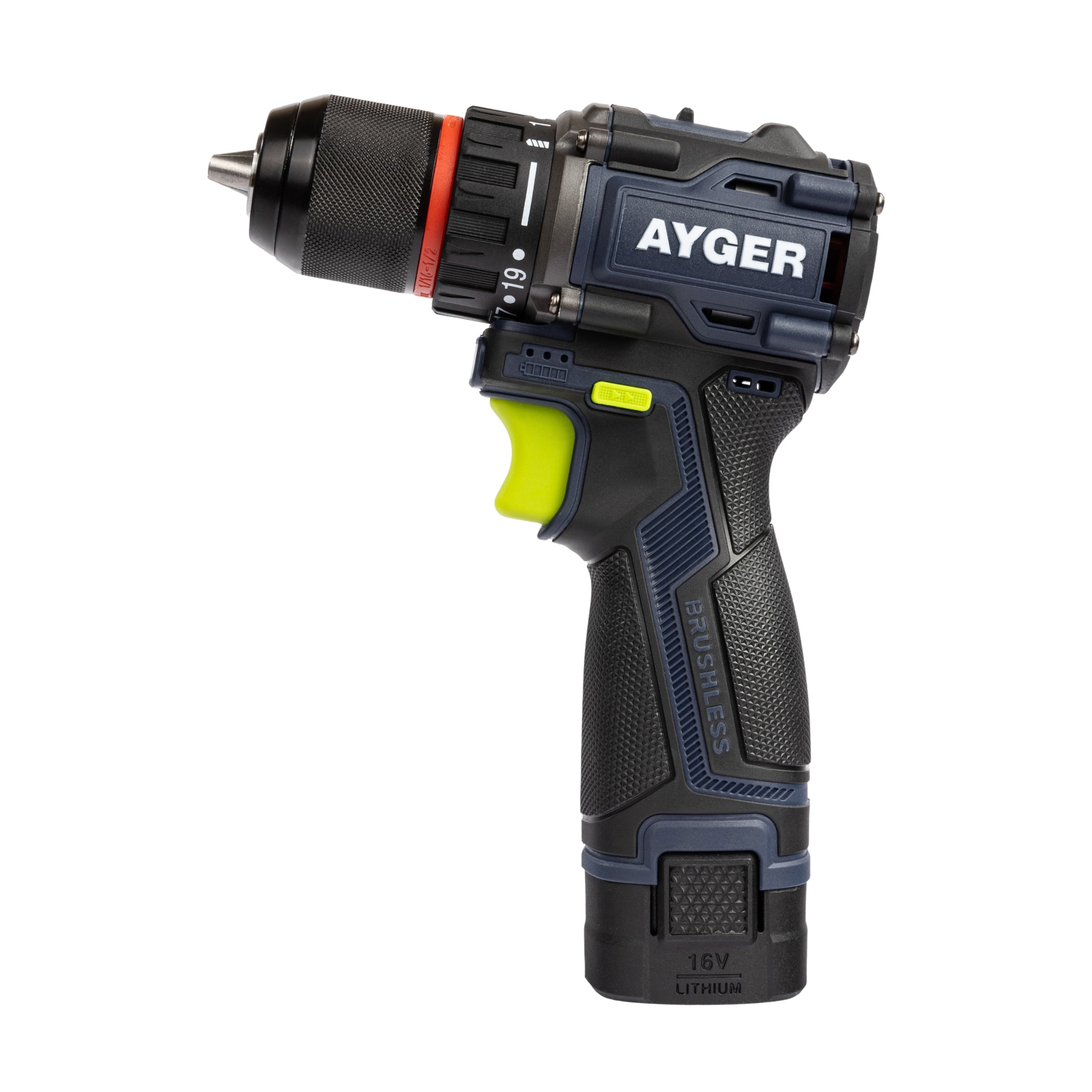 Дрель-шуруповерт AYGER AP16BL2